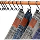 thumbnail image 3 of 12 ganchos en forma de S de aluminio negro, ideales para cocinas, armarios y garajes., 3 of 5