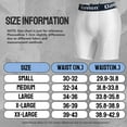 thumbnail image 4 of Davion Compression Shorts Men with Cup Pocket,Baseball Sliding Shorts for Men Football Biking Running（Black+Whte-S）, 4 of 5
