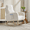 White, variant on Homefun Rocking Chairs for Nursery Glider High Backrest,Solid Wood Legs Upholstered Comfy Armchair Living Room(beige,teddy)
