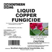 Liquid Copper Fungicide - Prevents Plant Disease Caused by Bacteria and Fungi - 16 fl oz Bottle by Southern Ag