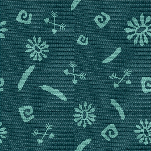 Ahgly Company Machine Washable Indoor Square Transitional Dark Cyan Green Area Rugs, 8' Square