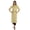 Greenish Beige, variant on Solid Rayon Kurta For Women bell Sleeve Drawstring Neck Long Ethnic Kurti