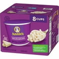 thumbnail image 3 of Annie’s Organic White Cheddar Microwave Mac N Cheese Macaroni and Cheese Dinner Cups 8 ct / 2.01 oz, 3 of 5