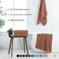 thumbnail image 2 of Martex 2-Pack Bath Sheet Set | 100% Cotton Extra Large 33" x 65" Towels | Terracotta, 2 of 4