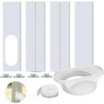 thumbnail image 1 of Portable Air Conditioner Window Kit Replacement Window PVC Seal Bracket for AC Unit, Sliding AC Vent Kit ?for Portable Air Conditioner Exhaust Hose, 1 of 8