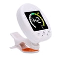 thumbnail image 1 of Digital Metronome Tuner, 30-280bpm Multifunctional High Sensitivity Metronome Tuner with Swivel Clamp, Rechargeable Instrument Tuner for Guitar, Bass, Violin, Ukulele, 1 of 7