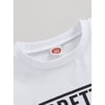 thumbnail image 5 of Coduop Toddler Boys Short Sleeve T-shirt,Round Neck Letters Print Casual Summer Tees Tops, 5 of 9