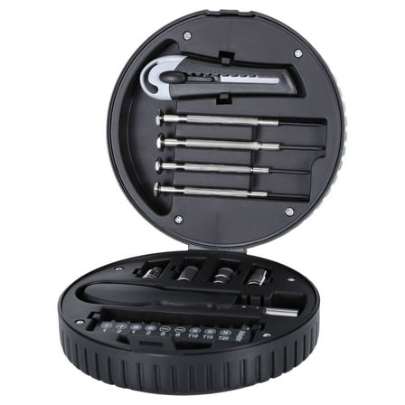 KALLORY 1 Set Household Tool Kit for 13.5x13.5cm with Carbon Steel and Plastic