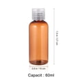 thumbnail image 2 of 20 botellas rellenables de viaje de 60 ml con envase vacío para loción cosmética (marrón), 2 of 6