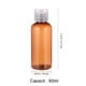thumbnail image 2 of 20 botellas rellenables de viaje de 60 ml con envase vacío para loción cosmética (marrón), 2 of 6