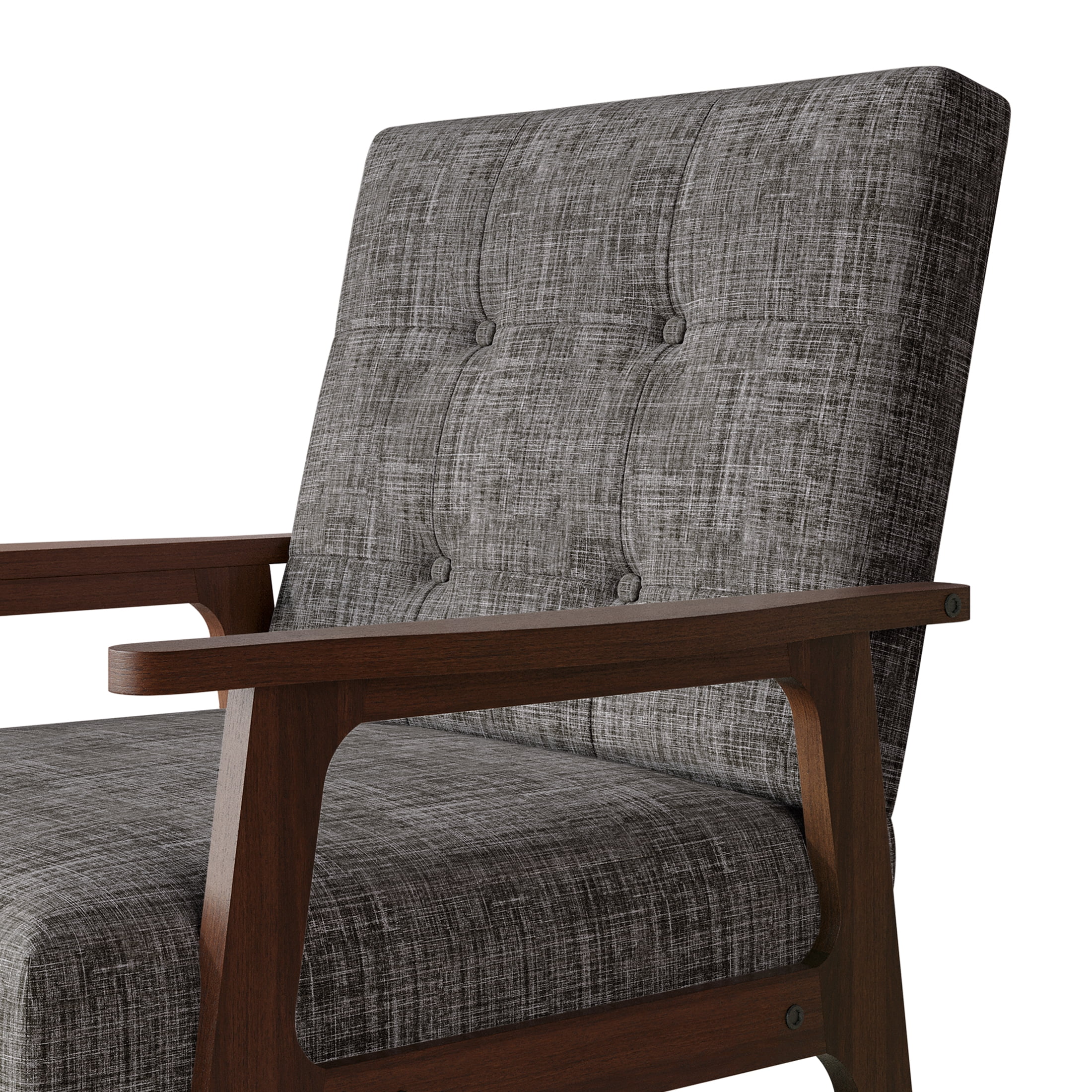 Castle Place Shabby Chic Accent Chair, Light Grey