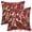 Red, variant on Unique Bargains Throw Pillow Covers Set of 2, Floral Decor Cushion Cover Green 12" x 20"