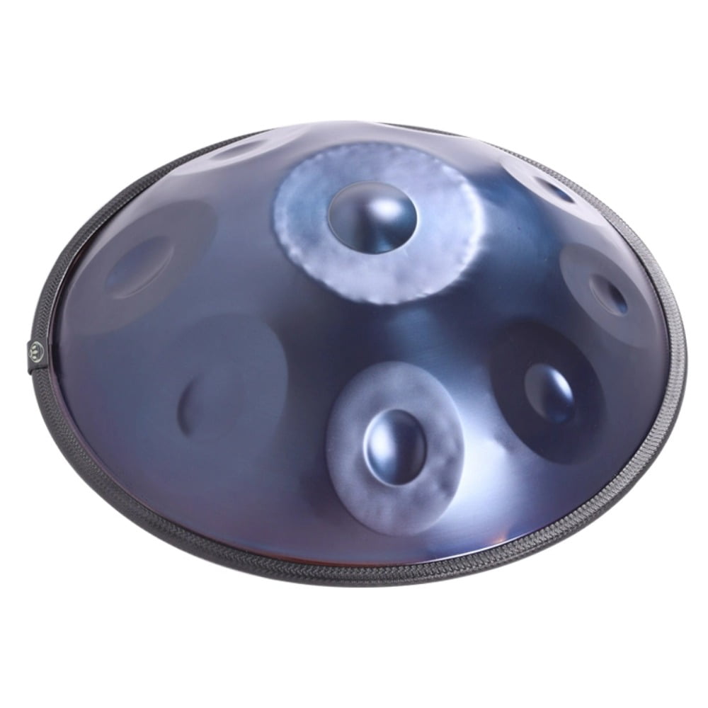 18-Inch Handpan Drum  Handcrafted Steel Tongue Drum with 9 Notes  Blue  5kg with Accessories and Stand