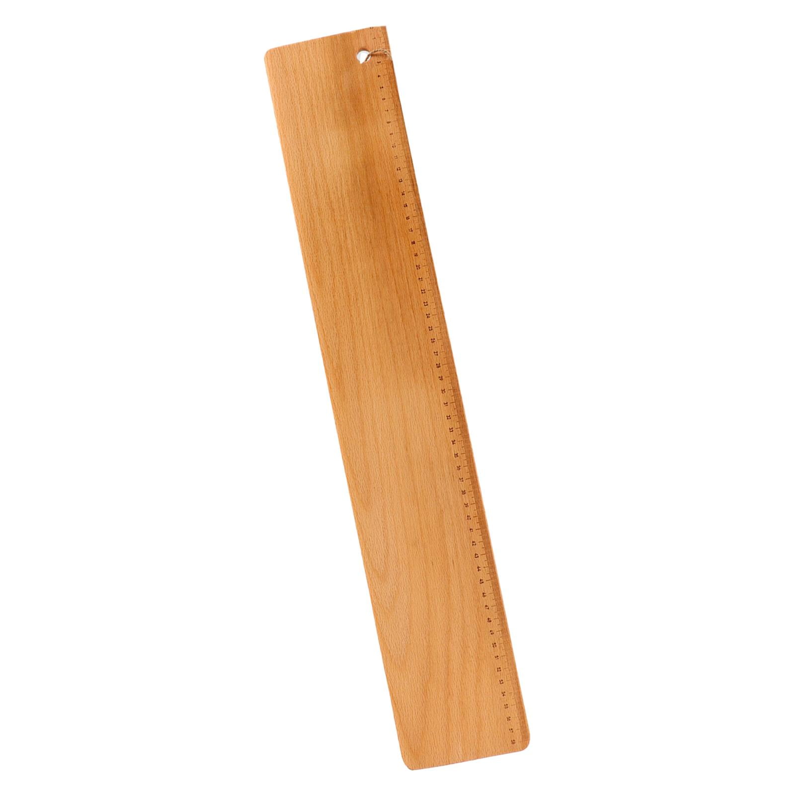 Fiocias -Flip Board, Bread Serving Tray with Scale, Bakeware, Portable Wooden Flip Plate 58x12x0.5cm