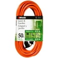 thumbnail image 1 of Cable de extensión Woods, ligero, 50 pies, calibre 16, naranja SJTW, 1 of 8