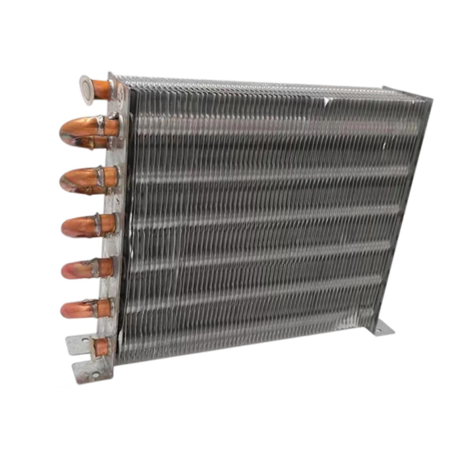 JISADER Refrigerator Condenser Compact Industrial Compressors Aluminum Fin Condenser 175x160mm