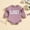 Purple-3, variant on Boy Outfits Cute Letter Printed Long Sleeve Romper Sweatshirt Girl Clothes for Baby Girls 3-6 Months