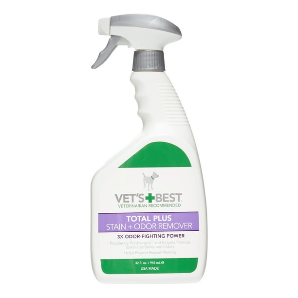 Vet's Best Total Plus Pet Stain & Odor Remover, 32 Ounce