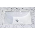 thumbnail image 2 of Vanity Art 24-Inch Single Sink 3-Hole Bathroom Vanity Set | Carrara Marble Stone Top, 1 Drawer 1 Shelf Soft Closing Doors Undermount Sink with Free Mirror - VA2024-G3, 2 of 7