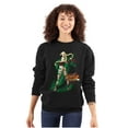 thumbnail image 3 of Street Fighter Cammy 90s Video Gamer Sweatshirt for Men or Women Brisco Brands S, 3 of 6