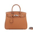thumbnail image 1 of Nuevo bolso Kelly Birkin con guijarros de gran capacidad, cuero genuino, primera capa de piel de vaca, bolso de hombro moderno y versátil, 1 of 5