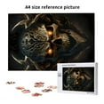 thumbnail image 6 of Rateoe Metal Evil Skull Pattern Wooden Picture Puzzle ,1000 Piece Jigsaw Puzzle ,Family Fun Puzzle, Home Décor Puzzle, Gift Puzzle(Vertical style), 6 of 9