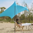 thumbnail image 2 of Mât de Auvent Pliant Extérieur en Alliage d'Aluminium, Tiges de Support pour Tente, Abri de Plage, Bâche, Mât d'Auvent, Tiges de Remplacement, Accessoires pour Camping, Randonnée, Sac à Dos, Tente, 2 of 7