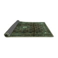 thumbnail image 2 of Ahgly Company Indoor Round Persian Turquoise Blue Traditional Area Rugs, 4' Round, 2 of 4