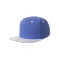 thumbnail image 2 of Classic Snapback Hat Custom A to Z Initial Letters, Royal Grey Cap Whte Black Letter Initial D, 2 of 3