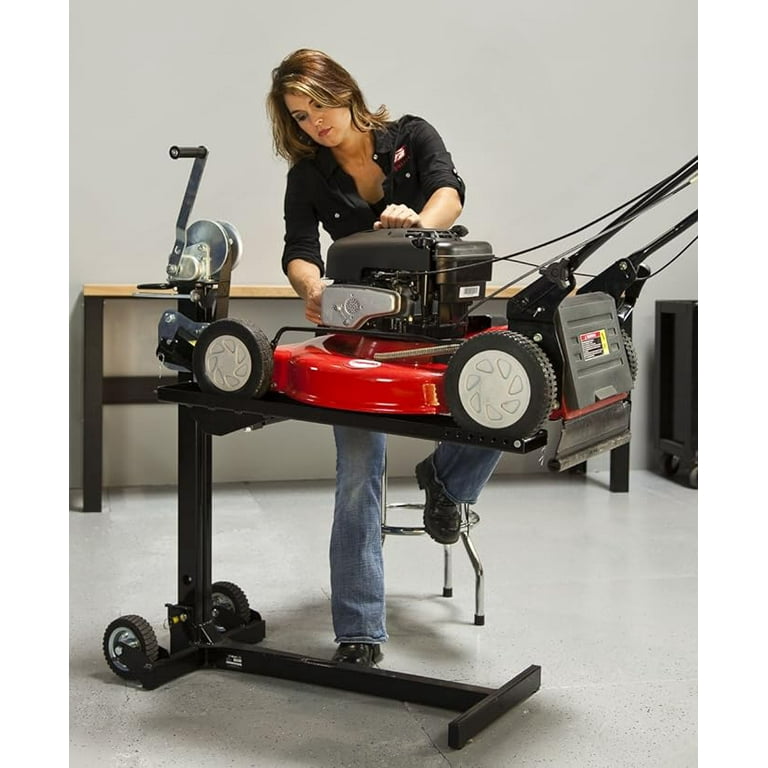 MoJack Convertible Workbench Attachment for EZ MAX XT or PRO Lifts Riding Lawn Mower Maintenance and Repairs Lightweight Portable 200lb Lifting Capacity Walmart