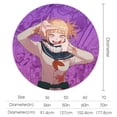 thumbnail image 2 of My Hero Academia Himiko Toga Round Tablecloth Print Decorative Table Cover Washable Table Cloths for Dining Party Picnic 70x70in, 2 of 8
