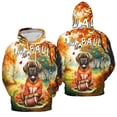 thumbnail image 3 of Hello Fall Mastiff Football Welcome Autumn with Leaves Pumpkins All Over Print 3D Hoodie Unisex Merch Hoodies Mastiffs Dog Lover Gifts Idea - 00012, 3 of 6