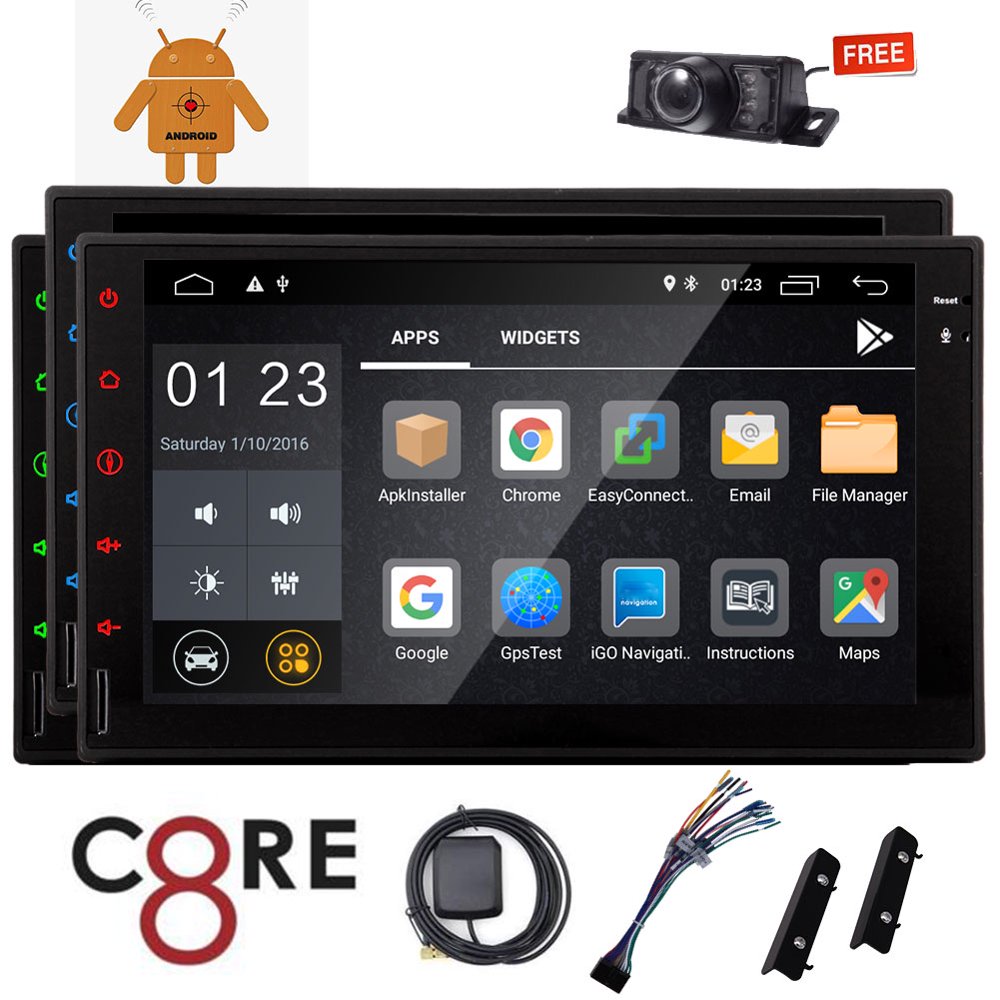 Eincar Octacore Car Stereo with 7 inch Capacitive Touchscreen Head