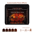 thumbnail image 4 of Modern Ember Uptown 28 inch Smart Electric Fireplace Insert - Black, 4 of 6