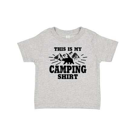 

Inktastic This is My Camping Shirt with Bear and Moutains Gift Baby Boy or Baby Girl T-Shirt