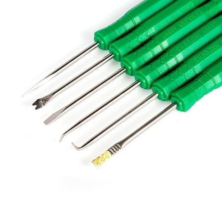 

6Pc Desoldering Aid Tool Kit Soldering Aid Assist Tool Pcb Cleaning Repair Tool
