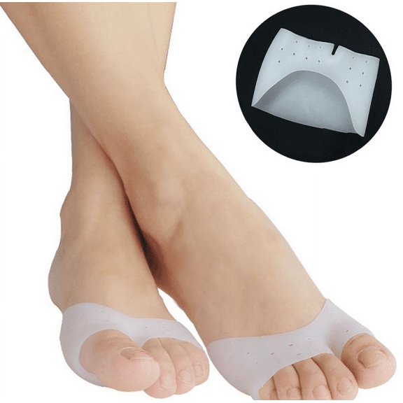 ChainPlus Silicone Toe Protective Cover [1 Pair] Foot Protection Sleeve Toe Pads Gel for Ballet Shoe High Heels Protective Care Tool
