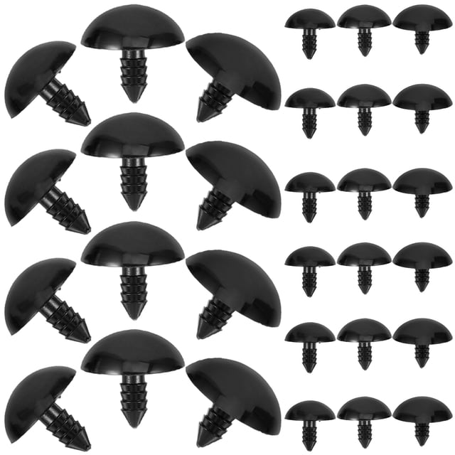 30 piezas de ojos de muñeca rellenos, ojos artificiales de juguete, ojos falsos, decoraciones creativas, ojos artificiales, ojos decorativos de juguete
