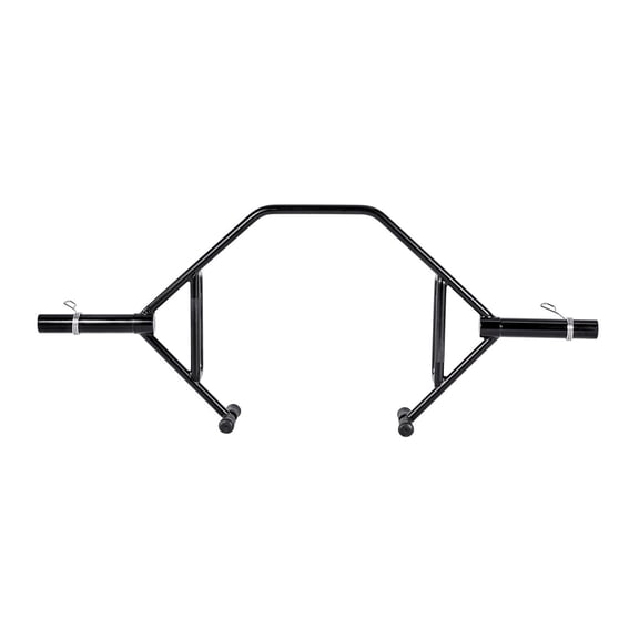 Heavy Duty Open-Ended Hex Trap Bar - 800 LBS Weight Capacity, Knurled Handles for Shrugs, Shoulder Press & Lifts