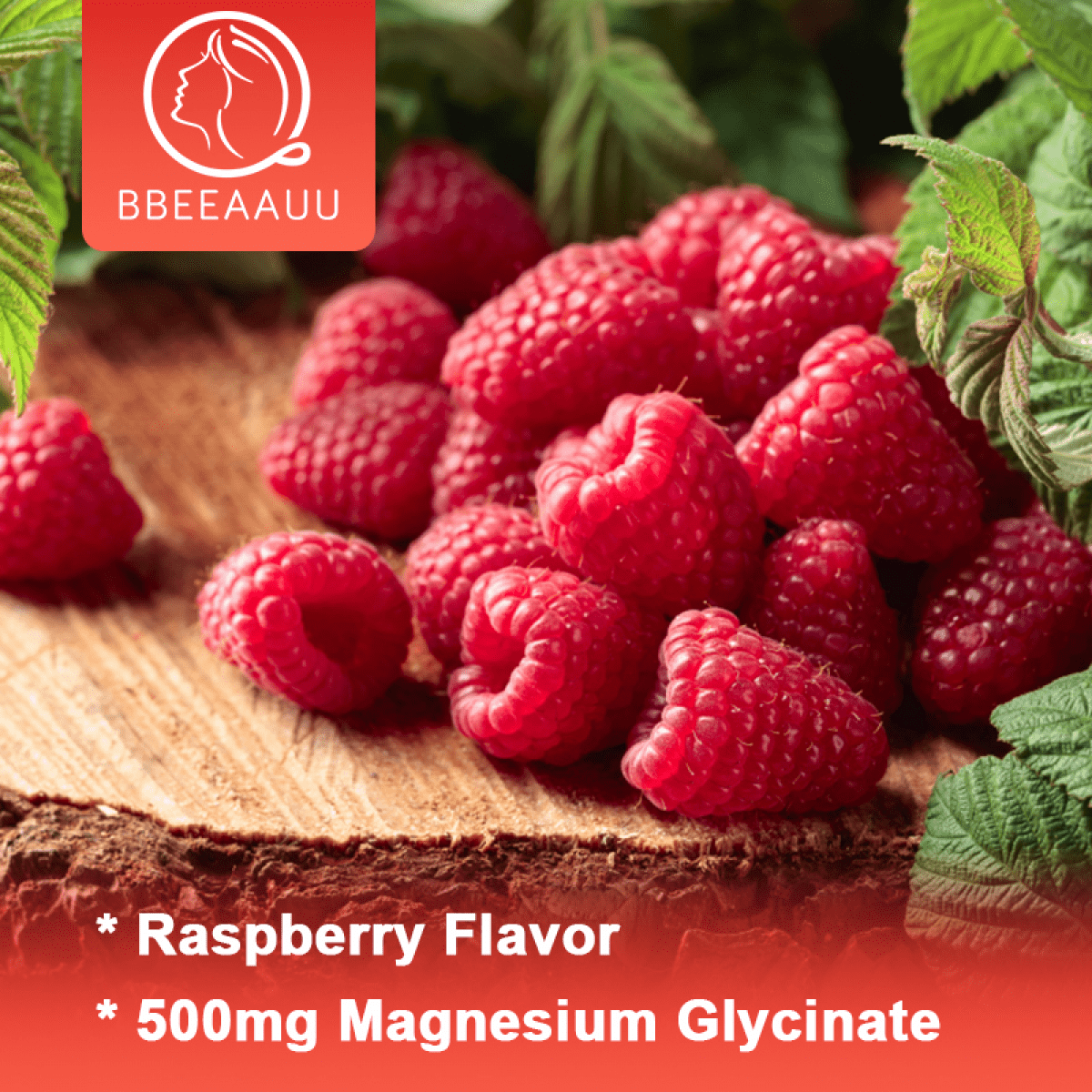 (2 Pack) Magnesium Glycinate Gummies 500mg - Magnesium Supplement for Calm Mood, Stress Relief & Heart Health - Gluten Free & Vegan - 120 Gummies
