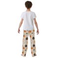 thumbnail image 4 of FORMRS Boys Pajama Pants with Pockets Size 11-12Y Kids Lounge Sleep Bottoms, Beige Halloween Pumpkin, 4 of 8
