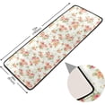 thumbnail image 2 of SKYSONIC 2X6 Feet Spring Flower Floral Runner Rug with Rubber Backing, Vintage Non Slip Entryway Rug Runner Washable Soft Area Rug Carpet for Hallway Bedroom Kitchen Decor, 2 of 6