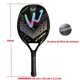 thumbnail image 2 of Raquete De Beach Tenis Camewin Fibra De Carbono 3K, 2 of 7