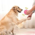 thumbnail image 4 of Pet Toys Volleyball Shape Squeaky Sturdy Chew for Teething and Molar Care, 4 of 4