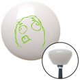 thumbnail image 1 of Green Concentrated White Retro Shift Knob with M16 x 1.5 Insert Shifter Auto Manual Brody, 1 of 1