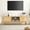 59.06"*13.78"*18.90"-Natural, variant on YOCWO TV Stands for 65 inch tv, TV Stand with Sliding Wave Doors, Wood Entertainment Center for TVs, Media Console Cabinet with Open Storage for Living Room, Walnut
