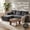 Grey, variant on 104" Cloud Sectional Sofa with Chaise, L-Shaped Corduroy Couch for Living Room, Zero Assembly, Memory Foam & Pocket Spring, Arrives in 2 Boxes, Left Facing (Black)