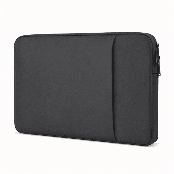 GJX Portable Monitor Case 15.6 16.1 Inch, Padded Shockproof Carry Sleeve Bag for 15.6"16.1" Portable Display Monitors, Water-Resistant Laptop Bag Cover with Accessory Pocket - Black