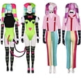 thumbnail image 2 of Disfraz de cosplay de Fizzarolli para mujer adulta, camisa, pantalones, tocado, guantes de dibujos animados de fantasía, sombrero, trajes de fiesta de carnaval de Halloween, 2 of 5