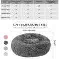 thumbnail image 4 of Soft Plush Round Pet Bed Cat Soft Bed Cat Bed for Cats Small Dogs, 4 of 7